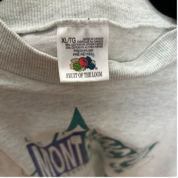 Vintage Montreal Fruit of the Loom Long Sleeve - Picture 2 of 4